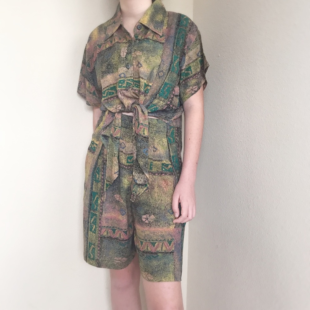 Vintage Blouse and shorts